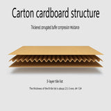 Aircraft box corrugated cardboard box