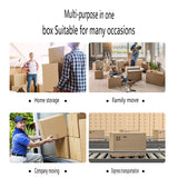 Corrugated thickened folding paper box