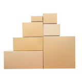 Corrugated thickened folding paper box