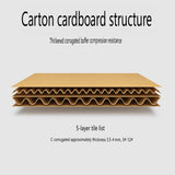 Packing cardboard boxes, moving and transporting cardboard boxes